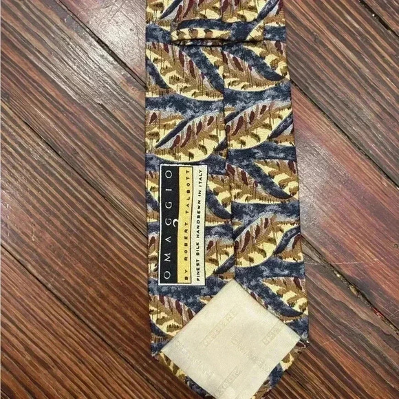 Imaggio 2 By Robert Talbott Finest Silk Handsewn In Italy Mens  Blue Neck Tie - Picture 3 of 6